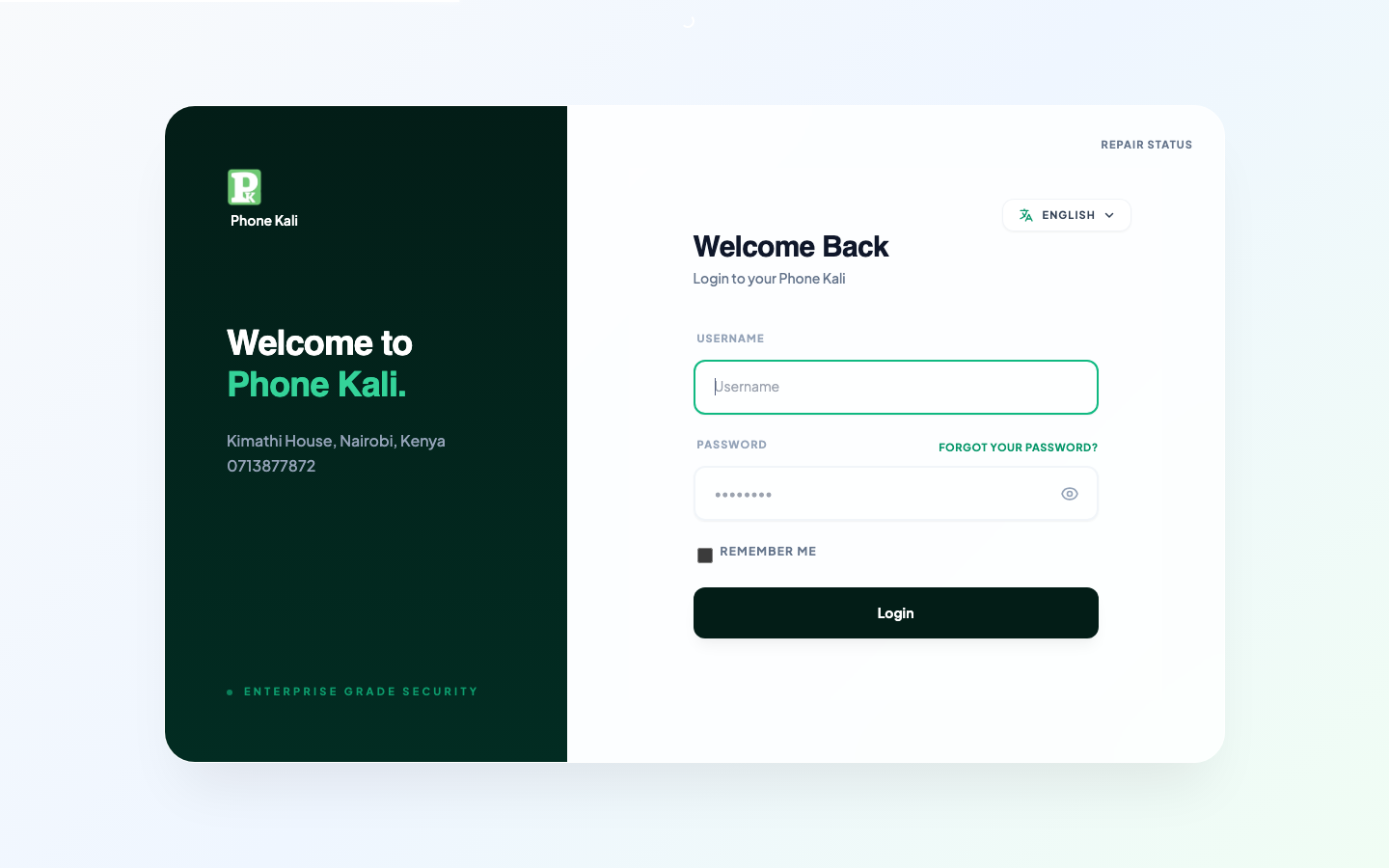 Phone Kali POS